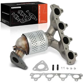 A-Premium Catalytic Converter Kit Direct-Fit Compatible with Honda Civic 1996-2000, Civic del Sol 1996-1997, L4 1.6L, EPA Compliant
