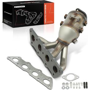 A-Premium Exhaust Manifold Catalytic Converter Kit Direct-Fit Compatible with Hyundai Accent 2012-2017 & Kia Rio 2012-2016, Soul 2012-2014, L4 1.6L, EPA Compliant, Replace# 285102BEF1, 285002BSNA
