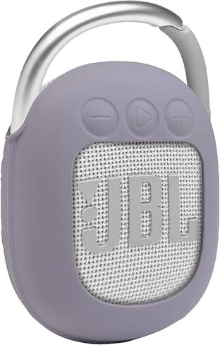 Aenllosi Silicone Carrying Case Replacement for JBL Clip 4 Portable Bluetooth Speaker (Black) in Saudi Arabia