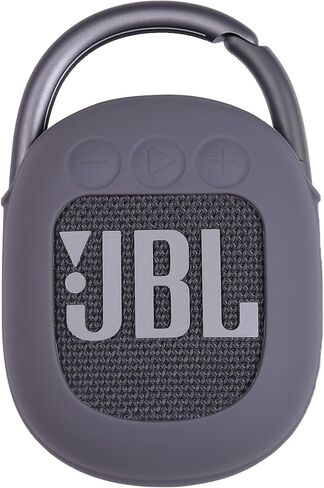 Aenllosi Silicone Carrying Case Replacement for JBL Clip 4 Portable Bluetooth Speaker (Black) in Saudi Arabia