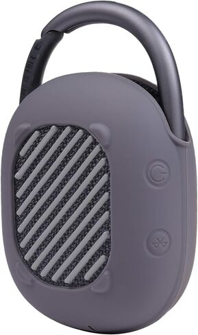 Aenllosi Silicone Carrying Case Replacement for JBL Clip 4 Portable Bluetooth Speaker (Black) in Saudi Arabia