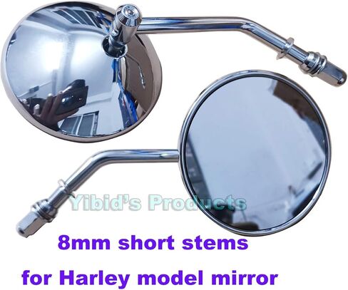 مرايا الرؤية الخلفية للدراجة النارية من الكروم العالمي مقاس 4 بوصات مرآة جانبية كلاسيكية كلاسيكية متعددة الملاءمة لاستبدال الطراد المروحية مقهى المتسابق سبورتستر بوبر بجولة داينا كاواساكي سوزوكي ياماها دوكاتي in Kuwait