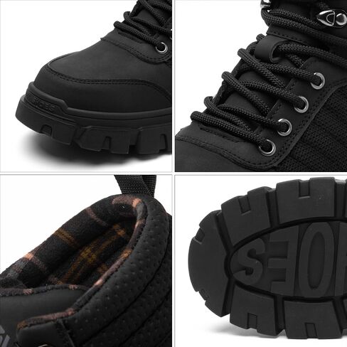 KELODON Waterproof Steel Toe Boots For Men-6 Inch Comfortable Mens Safety Work Boots Indestructible Steel Toe Shoes Lightweight Non Slip Puncture Resistant Industrial Construction Boot in Kuwait