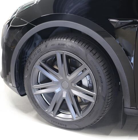 Updated Center Caps for Tesheer 19 Inches Model Y Hubcaps Rims Protector Hub Cap Replacement fits 2019-2023 Tesheer Model Y Hubcaps 19 Inch (Black-Center Cap) in Saudi Arabia