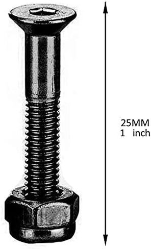Skateboard Hardware Kit - Deck Mounting Allen Screws, Speed Washes and Spacers in Kuwait