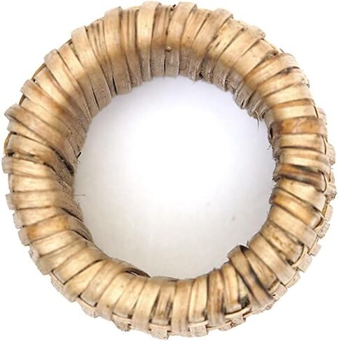 حلقات مناديل الروطان الخشبية، مجموعة من 6 قطع in Kuwait