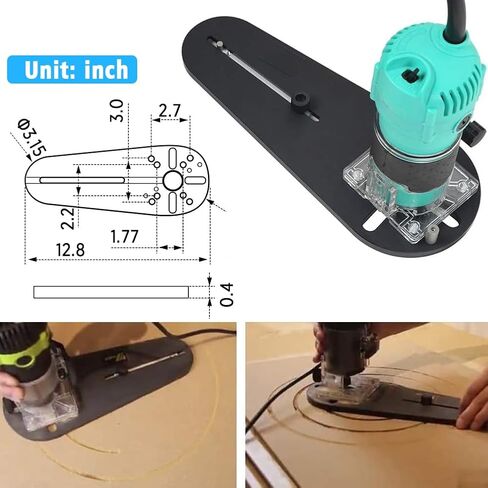 أداة قطع دائرة جهاز التوجيه لجهاز التوجيه الغطس الكهربائي لتشذيب الخشب جهاز توجيه النجارة (C) in Kuwait
