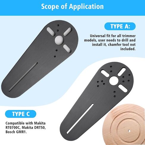 أداة قطع دائرة جهاز التوجيه لجهاز التوجيه الغطس الكهربائي لتشذيب الخشب جهاز توجيه النجارة (C) in Kuwait