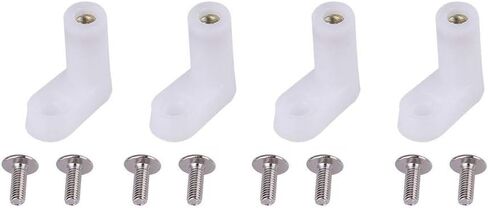 100pcs L Type Mounting Feet Game Console Motherboard Fixed Plastic Feet with Screw 2cm in Saudi Arabia