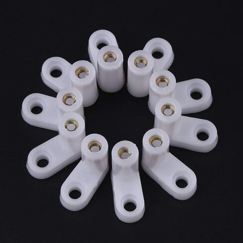 100pcs L Type Mounting Feet Game Console Motherboard Fixed Plastic Feet with Screw 2cm in Saudi Arabia