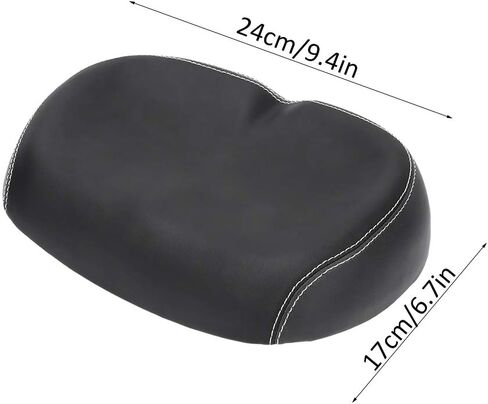 VBESTLIFE Noseless Wide Large Bike Saddle, Universal Woman Widen Nose Seat Replacement Cycling Accessory for Women Men in Saudi Arabia