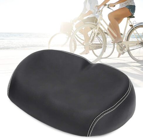 VBESTLIFE Noseless Wide Large Bike Saddle, Universal Woman Widen Nose Seat Replacement Cycling Accessory for Women Men in Saudi Arabia