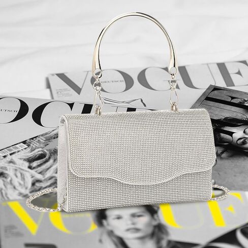 حقائب وحقائب سهرة من جيسي، حقائب يد نسائية للسهرات، حقائب يد رسمية للحفلات المسائية من حجر الراين للنساء لحفلات الزفاف in Kuwait