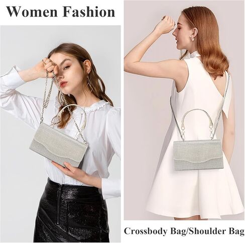 حقائب وحقائب سهرة من جيسي، حقائب يد نسائية للسهرات، حقائب يد رسمية للحفلات المسائية من حجر الراين للنساء لحفلات الزفاف in Kuwait