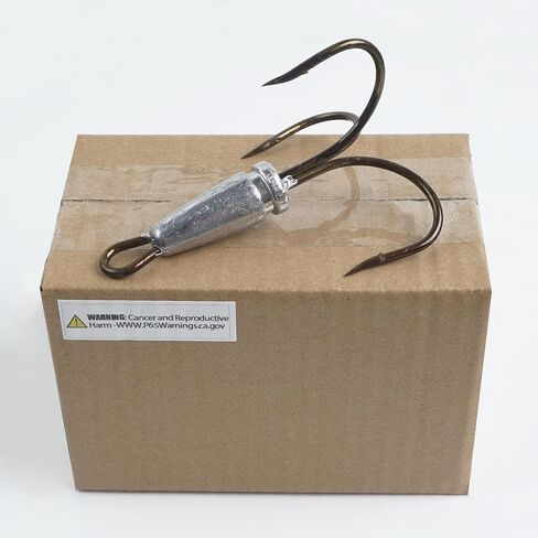 Snagging Hooks Snagging Weighted Treble Hooks, 4pcs Weighted Fishing Hooks Weighted Large Treble Bunker Snag Hooks for Baitfish Trout Bass Fishing 1.1oz 1.4oz 2.1oz 2.8oz in Saudi Arabia