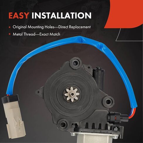 A-Premium Power Window Lift Motor Compatible with Chrysler Sebring 2001-2006 & Dodge Stratus 2001-2006, Sedan, Front Right Passenger Side, Replace# 5056028AB in Saudi Arabia