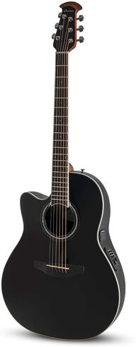 Ovation Celebrity Standard CS24L-5G Mid-depth Left-handed Acoustic-electric Guitar - Black in Saudi Arabia