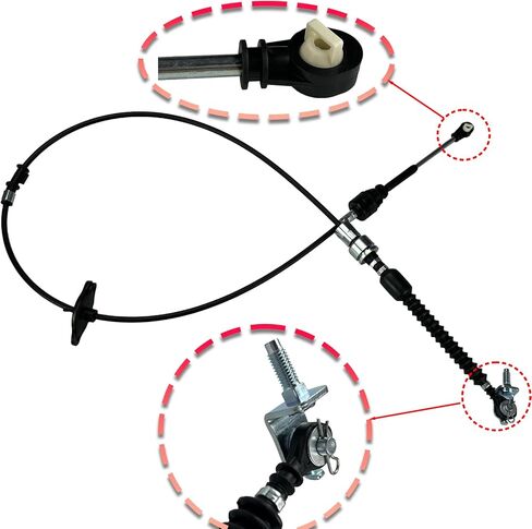 كابل ناقل الحركة الأوتوماتيكي متوافق مع Toyota Tundra Limited SR5 4.7L V8 2005 2006، سيكويا 2005 2006 2007، استبدال كابل Shift Select# 33820-0C040 338200C040 905640 905-640 in Kuwait