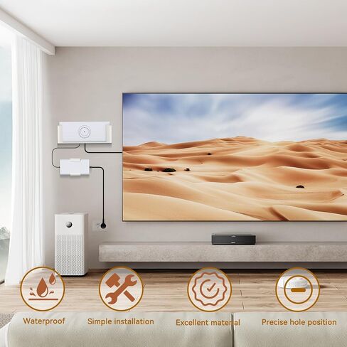 حزمة كومبو للتركيب من Starlink Generation 3 - تتضمن حامل جداري لجهاز التوجيه Starlink Gen 3 Wi-Fi وحامل جداري لإمداد الطاقة in Saudi Arabia