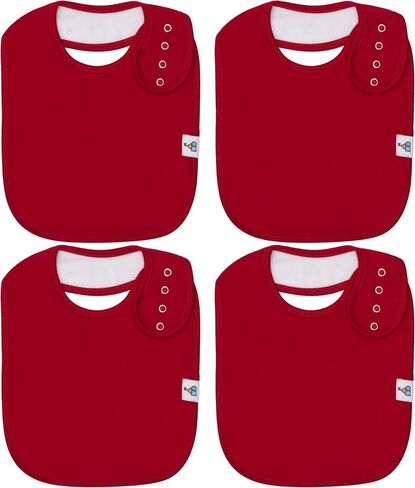 Organic Cotton Drool Bibs | Soft and Absorbent | Baby Infant Boys and Girls | Teething, Drooling in Saudi Arabia