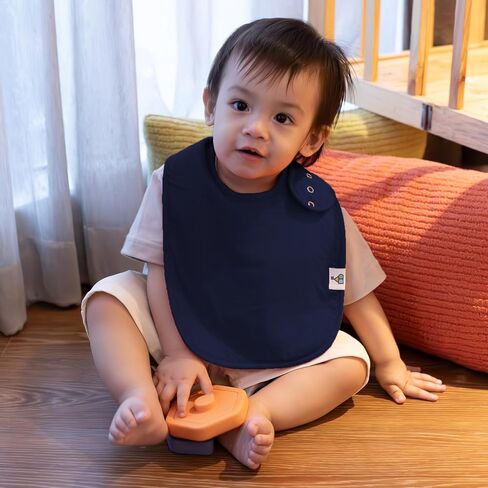Organic Cotton Drool Bibs | Soft and Absorbent | Baby Infant Boys and Girls | Teething, Drooling in Saudi Arabia