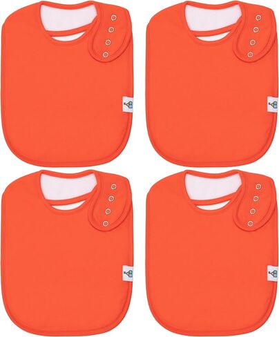 Organic Cotton Drool Bibs | Soft and Absorbent | Baby Infant Boys and Girls | Teething, Drooling in Saudi Arabia