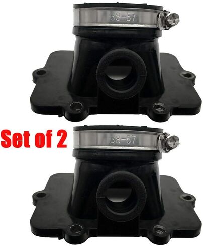 2 حزمة جديدة من المطاط المكربن ​​Carb مدخل المنوع التمهيد Carb لـ Ski-Doo Formula 600 Grand Touring 500 Legend 600 MXZ 500 Summit Sport Snowmobile in Kuwait