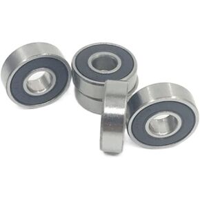 محامل أسطوانة مزدوجة من المطاط 2pcs/lot 608 2rs 8 * 22 * ​​7mm محامل سيراميك تحمل CB T9H الصلب المحامل السيراميك الهجينة in Saudi Arabia