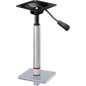 Adjustable Boat Seat Pedestal Base Mount Kit with Lock in 3/4" Boat Seat Pin Post&Marine Power Pedestal Mount Base for Marine Fishing Bass Chair,Post Adjustable Height 14 to 19 Inches/24 to 30 Inches in Kuwait