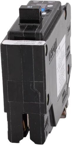 CUTLER-HAMMER BRP115DF 15 Amp Single Pole Dual Function Circuit Breaker - AFCI/GFCI Protection, 120 Volt, Plug-On Neutral, UL Listed (1) in Saudi Arabia