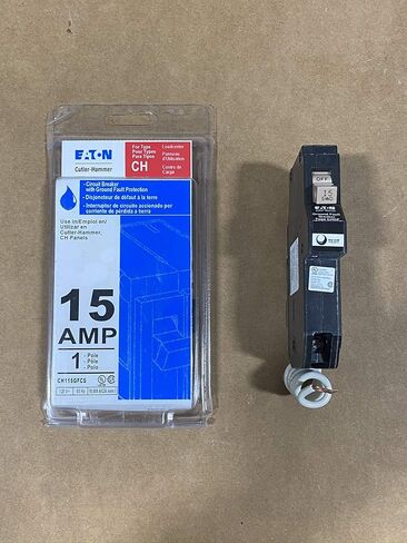 Cutler-Hammer CH115GF 1 Pole 15 Amp Ground خطأ in Kuwait