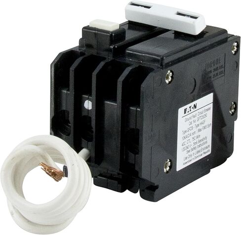 Eaton GFTCB250 Plug-On Mount Type GFTCB Ground Fault Circuit Breaker 2-Pole 50 Amp 120/240 Volt AC in Saudi Arabia
