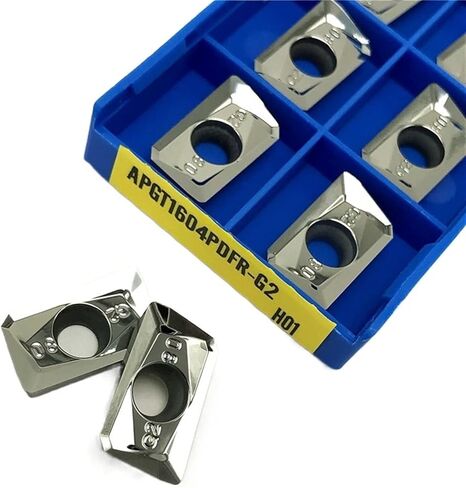 Indexable Carbide Lathe Tool APKT1604 MA H01 Milling Inserts Indexable Cutting Tool CNC Metal Lathe Tool Aluminum Turning Tool Turning (Size : APGT1604 G2 H01) in Kuwait