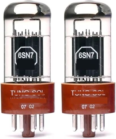 زوج (2) من 6sn7gtb أنابيب الفراغ 6sn7 6sn7gt - كسب مطابقة in Saudi Arabia