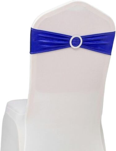 كرسي SASH ، 10pcs/Lot Chair Sashes Decoration Cover Band for Party Decor (Silver) in Kuwait