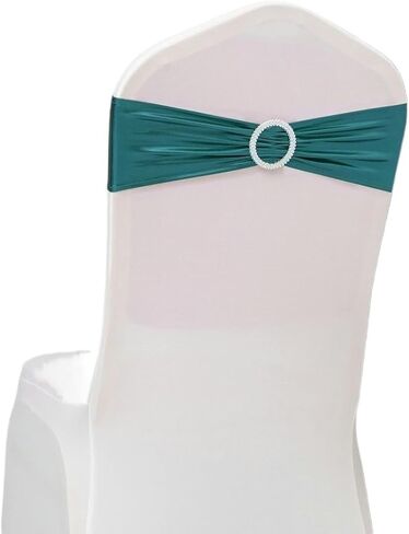 كرسي SASH ، 10pcs/Lot Chair Sashes Decoration Cover Band for Party Decor (Silver) in Kuwait