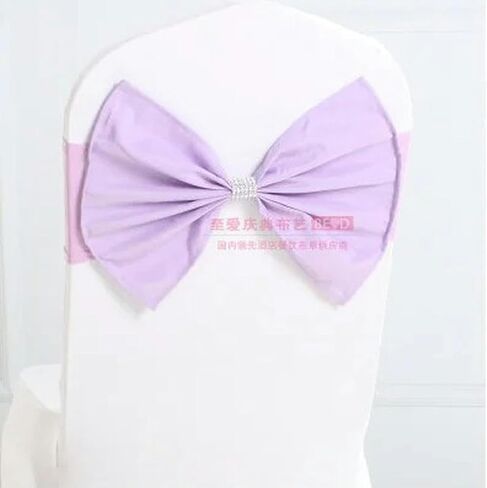 كرسي SASH ، 20 قطعة مرونة تمتد مع دنة مع Polyester Bow Hotel Party Tie (Burgundy) in Kuwait
