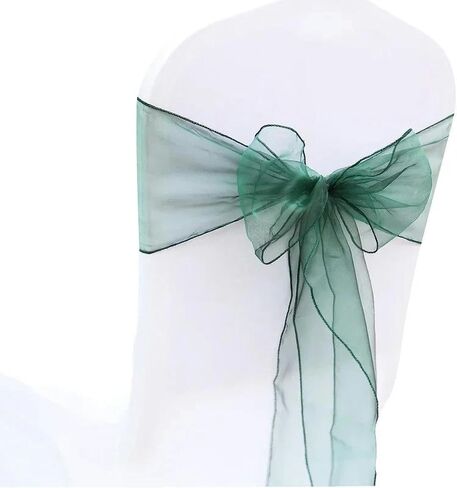 Chair sash,10pcs Chair Sashes Knot Bands for Banquet Event Decoration Home Textile Cover(Lavender) in Kuwait