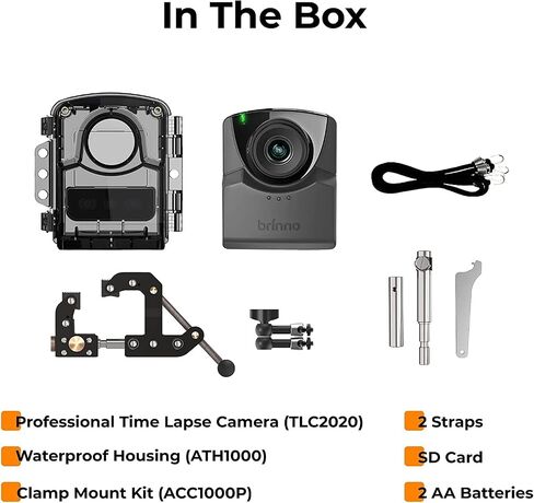 Brinno Empower TLC2020 Time Lapse Cameras with ATH1000 Waterproof Cases (2 of Each) | 99-Day Battery Life | Captures Professional 1080P HDR Timelapse, Stop Motion and Step Videos | 2 Pack in Saudi Arabia
