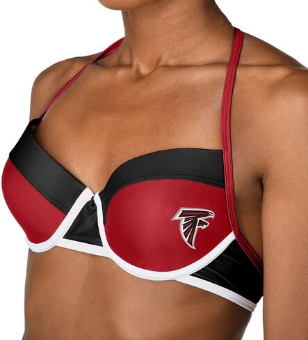 FOCO NFL Women's Atlanta Falcons Team Logo Bikini Top in Saudi Arabia