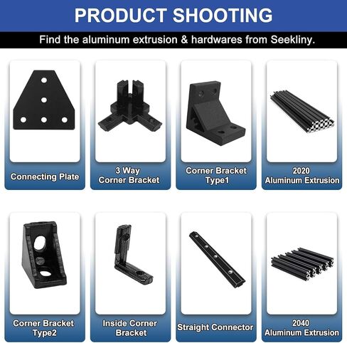 10pcs t Slot 2020 Aluminium Prouge Standard European 250mm (9.8 ') in Saudi Arabia