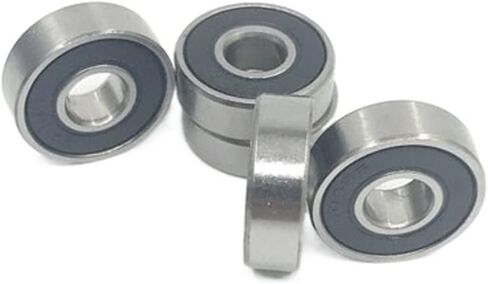 محامل أسطوانة مزدوجة من المطاط 2pcs/lot 608 2rs 8 * 22 * ​​7mm محامل سيراميك تحمل CB T9H الصلب المحامل السيراميك الهجينة in Saudi Arabia