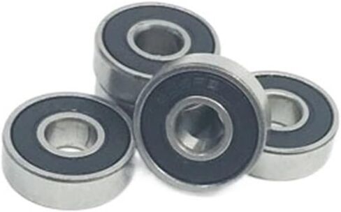 محامل أسطوانة مزدوجة من المطاط 2pcs/lot 608 2rs 8 * 22 * ​​7mm محامل سيراميك تحمل CB T9H الصلب المحامل السيراميك الهجينة in Saudi Arabia