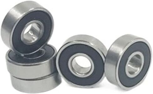 محامل أسطوانة مزدوجة من المطاط 2pcs/lot 608 2rs 8 * 22 * ​​7mm محامل سيراميك تحمل CB T9H الصلب المحامل السيراميك الهجينة in Saudi Arabia