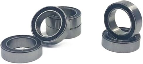 Double Rubber Sealed Roller Bearings 10PCS MR128-2RS ABEC-5 Black Rubber 8X12X3.5mm Miniature Ball Bearings in Saudi Arabia