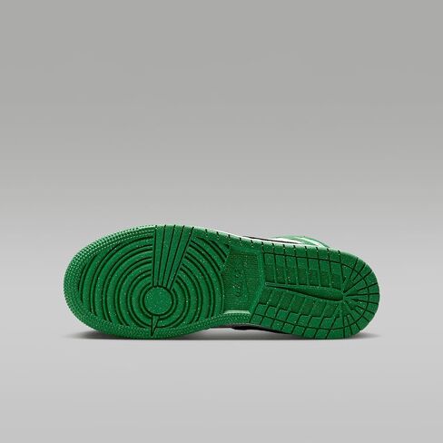 Air Jordan 1 Mid SE Big Kids 'أحذية (HF3200-300 ، Pine Green/Black/Team Orange/Sail) in Saudi Arabia