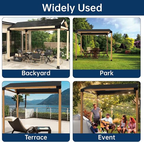 Bergola Brackets 4x4 3-Way 4pcs زاوية الزاوية اليمنى ، أقواس ركن تقاطع التثبيت السهلة للمراقبة ، العريشة الفناء ، Log Cabin Outdoor in Kuwait