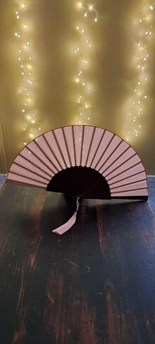 البحر الأزرق الأزرق العميق 9 بوصات قابلة للطي مع شرابة باللون الأزرق in Kuwait