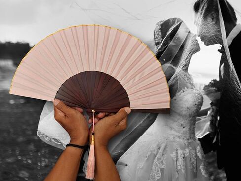 البحر الأزرق الأزرق العميق 9 بوصات قابلة للطي مع شرابة باللون الأزرق in Kuwait