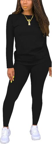 Nimsruc Two Piece Outfits For Women Casual Jogging Suit Sweatsuits Sets in Saudi Arabia